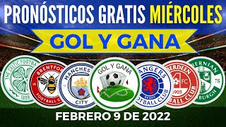 ✅⚽PRONÓSTICOS GRATIS FEBRERO 9 DE 2022 | PRONÓSTICOS DEPORTIVOS PARA APUESTAS DE FÚTBOL MIÉRCOLES