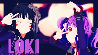 【ＭＭＤバンドリ】ロキby 燐子＆あこ