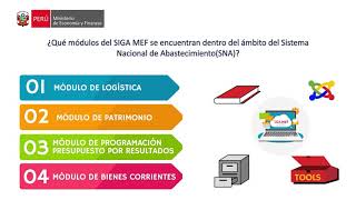 Introducción al Sistema Integrado de Gestión Administrativa (SIGA MEF)