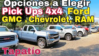 Opciones 4x4 Pick ups Ford, Gmc, Chevrolet, Ram Tianguis de autos usados el tapatio autos de mexico