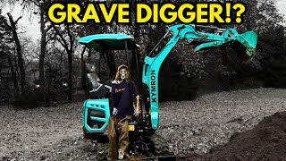 Is This The Best Tool To Bury A Body? Dig Test w/ Chinese Mini Excavator