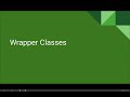 AP CS A Unit 2 Lesson 9 - Wrapper Classes: Integers and Doubles