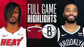 Brooklyn Nets vs Miami Heat Full Game Highlights | Jan 15 | NBA Regular Season 2024