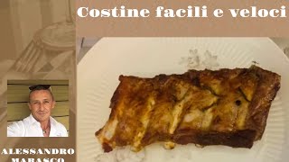 Come cucinare le Costine al forno … facili, semplici e veloci