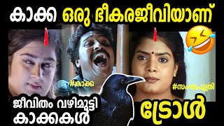 കാക്ക ഒരു ഭീകരജീവിയാണ് | ജീവിതം വഴിമുട്ടിയ കാക്കകള്‍ നാടുവിടുന്നു | KAAKKA SINDHOORAM TROLL