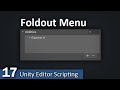 Foldout Menu - 17 - Unity Editor Scripting