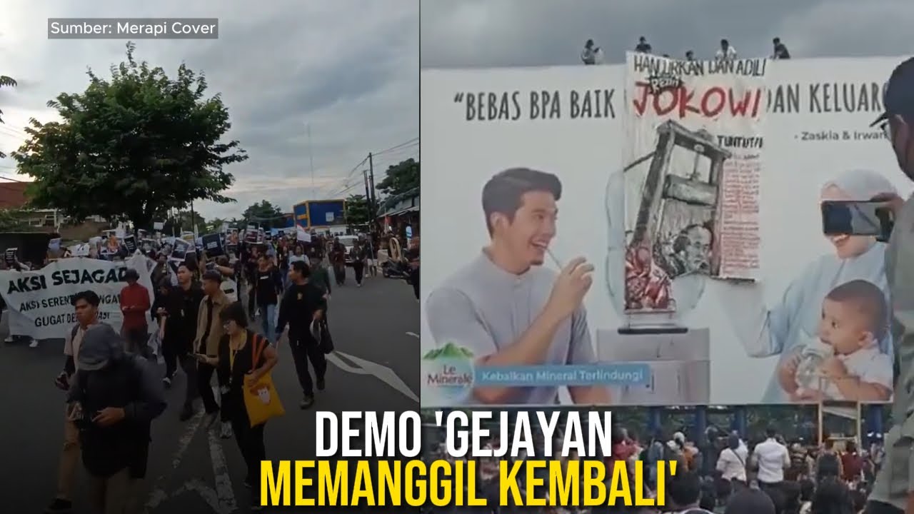 Demo 'Gejayan Memanggil Kembali', Protes Dugaan Kecurangan Pemilu 2024 ...