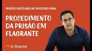 Prisões Cautelares no Processo Penal - Procedimento da Prisão em Flagrante