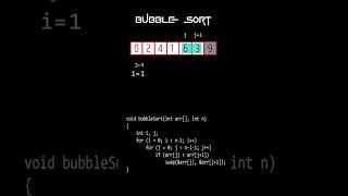 Bubble Sort O( n^2 ) #animation