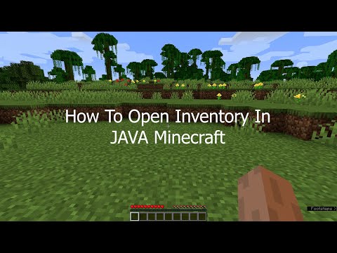 How do I open inventory in creative mode?