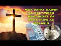 MGA DAPAT GAWIN SA HOLY WEEK MAG-IINGAT KA BAKA IKAW AY MALASIN -APPLE PAGUIO7