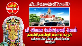 அருள்மிகு ஸ்ரீ கல்யாண வெங்கட்ரமணர் ஆலயம் தான்தோன்றி மலை கரூர்  | BhakthiBehindgood TV Vision