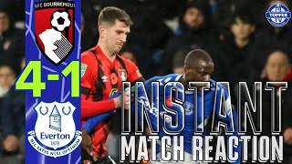 Bournemouth 4-1 Everton | Instant Match Reaction