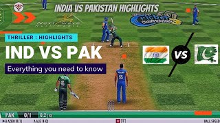 Worst Start But Thrilling End | Pakistan vs India | Historical Match Ever | India vs Pakistan