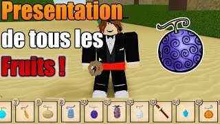 Ro-Piece - Présentation de tous les fruits - Roblox