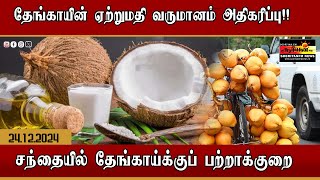 தேங்காயின் ஏற்றுமதி வருமானம் அதிகரிப்பு!