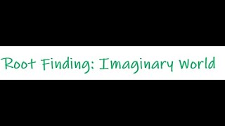 Solving Polynomial with Imaginary Root