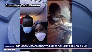 Michigan Medicine doctor helps deliver baby on plane