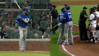 TOR@ATL: Tempers flare between Blue Jays and Braves