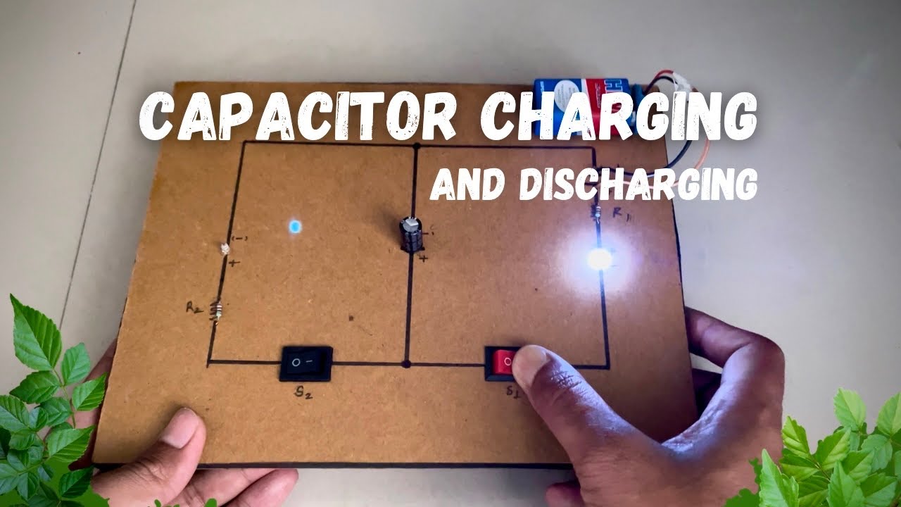 Capacitor Charging And Discharging Class 12 Physics Project #science ...