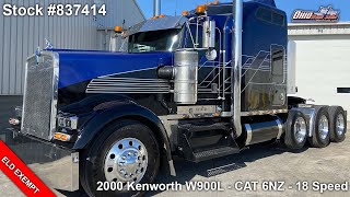 2000 KENWORTH W900L - 837414 - SOLD