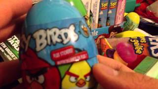 20 Surprise Eggs Unboxing Kinder Surprise Angry Birds Spongebob Patrick Star Disney Pixar