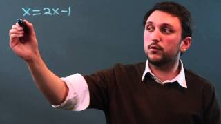How to Do Algebraic Equations With X on Both Sides