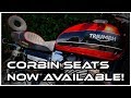 2019 Triumph Speed Twin Accessories Custom Corbin Seat Install & factory tour