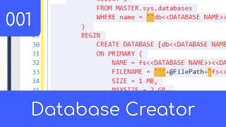 001- Create Database Procedure - SQL Master Data Management