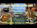 Hearty Traditional Filipino  lunch at newly opened Rosario by Vikings in Tagaytay