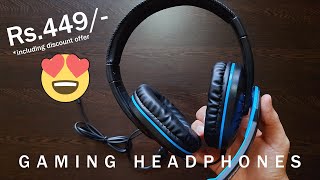 Finally A Good Budget Gaming Headphone under Rs 500 - Matlek GH16 Unboxing and Full Review [Hindi]