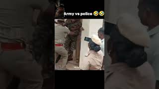 Army power ⚡🏋️‍♂️ V's police power and army commander power cober commando short video 📸