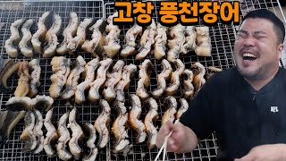 민물장어의 끝판왕 풍천장어에 복분자한잔 해봤습니다 Eatingshow Mukbang