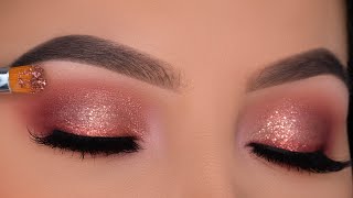 EASY Soft Sparkly Eye Makeup Tutorial