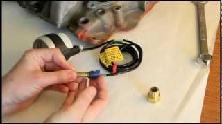 AutoMeter Mechanical Temp Gauge Installation