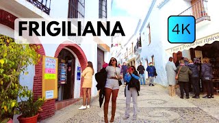 Frigiliana 4k - The beautiful white village FRIGILIANA in Spain, Frigiliana walking tour