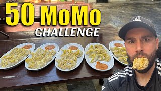 Crazy 50 MOMO Nepal Food Challenge🇳🇵