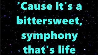 The Verve Bittersweet Symphony Lyrics