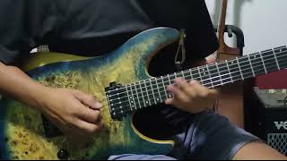 Melodic Rock guitar solo with Harmonic