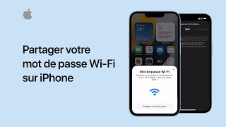 Partager votre mot de passe Wi-Fi sur iPhone | Assistance Apple