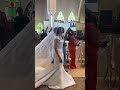 Beautiful Moment Actress Sharon Ooja walks down the aisle with her dad