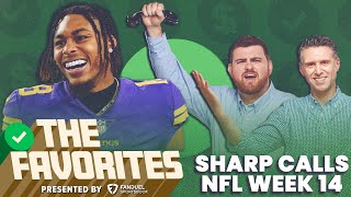 Professional Sports Bettor Picks NFL Week 14 | Sharp Calls & NFL Bets from The Favorites Podcast