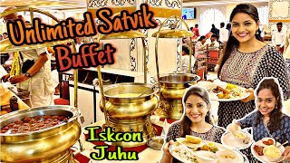 Unlimited Veg Buffet in Rs.650/- at Govinda’s Restaurant #iskcon Juhu ❤️|Reality of food Vlogging 😂