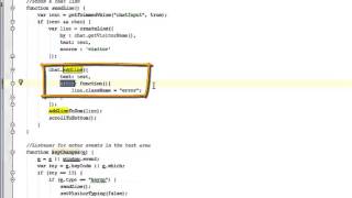 Chat API (JavaScript) Version 3 - Tutorial (Part 2)