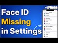 Face ID & Passcode Missing from Settings : Fix