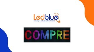 Letreiro de Led Dupla Face (dois lados) - Ledblue