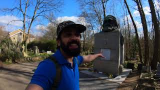 KARL MARX ന്റെ കല്ലറ Highgate Cemetery, London