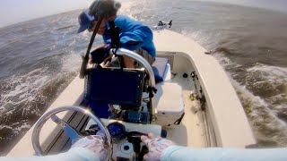 3ft Waves on Apalachee Bay in a Flats Skiff