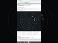 Planets Spiral Animation in Java Swing | Creative Motion Path #shorts