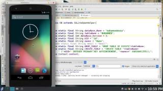 157 Android Studio SQLite OnCreate OnUpgrade Constructor